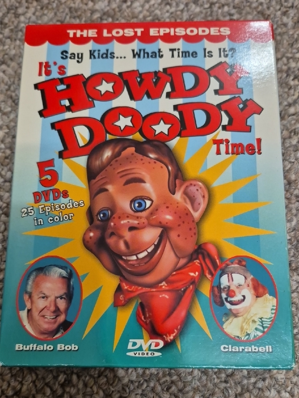 Howdy Doody Time! DVD Collection The Lis6 Episodes 5 DVD 25 Episodes In Color